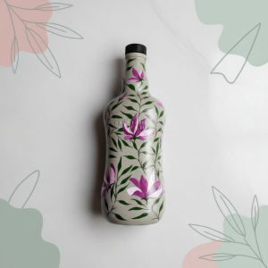 Grey Magnolia Scape Vase