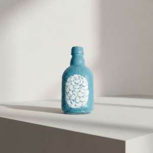 Mini Decor Cross Patterned Blue