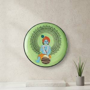 Krishna's Mandala Wall Plate