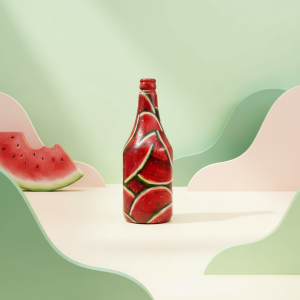 Watermelon Crush Vase Decor